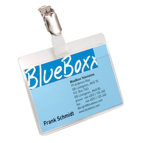 Portanome a tasca aperta - clip in...