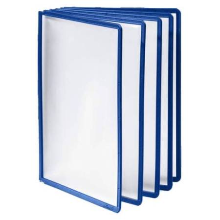 Pannelli di ricambio Sherpa per leggii Vario - blu - Durable - conf. 5 pezzi