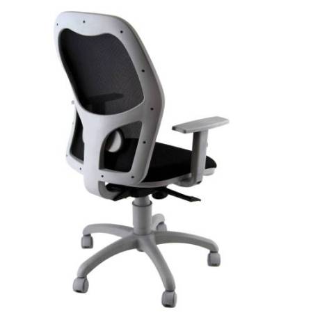 Seduta operativa Hubble Grafix - con braccioli regolabili - nero/grigio - Unisit