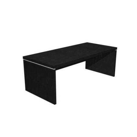 Scrivania direzionale Prestige - 210 x 90 x 74 cm - nero venato