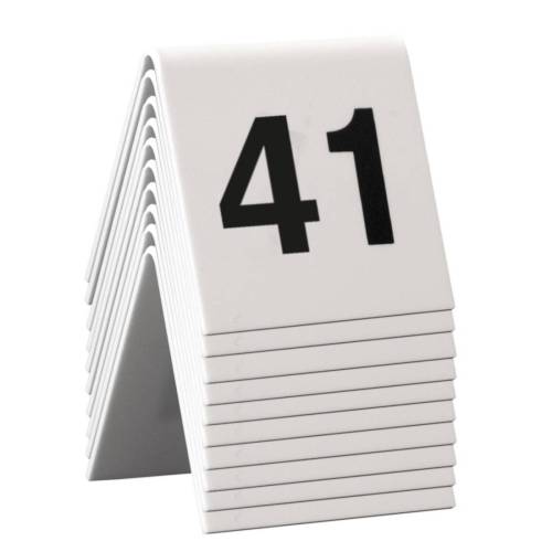 Numeri per tavoli - set da 41 a 50 -...