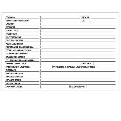 Cartello segnalatore - 67x100 cm -...