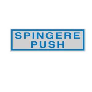 Targhetta adesiva -...