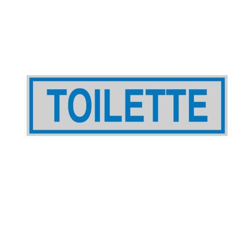 Targhetta adesiva - TOILETTE - 16,5 x...