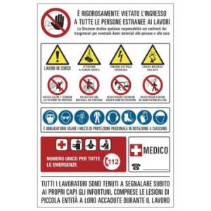 Cartello segnalatore -...