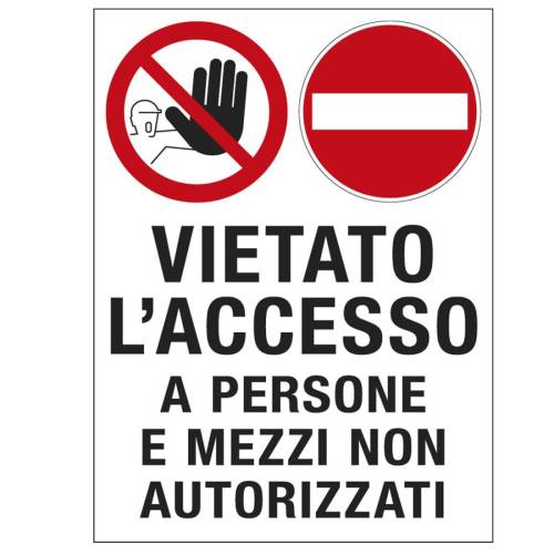 Cartello segnalatore - 50x67 cm -...