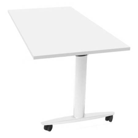 Tavolo multifunzione Taxi - con ruote - 140 x 80 x 73,7 cm - bianco