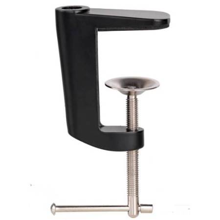 Lampada da tavolo Swingo - a led - con base e morsetto - 44 x 34,5 x 13,5 cm - 10 W - nero - Unilux