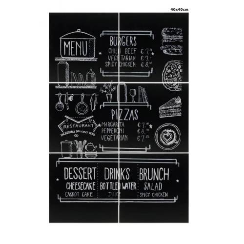 Lavagna da parete XXL - 40 x 40 cm -...