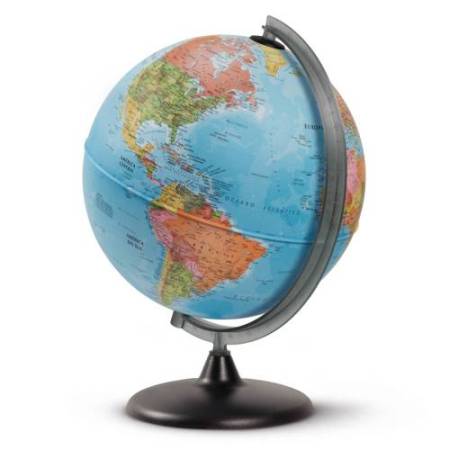 Globo geografico non Illuminato - diametro 30 cm - altezza 42 cm - Tecnodidattica