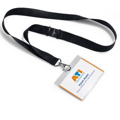 Portanome con cordoncino - 6 x 9 cm -...