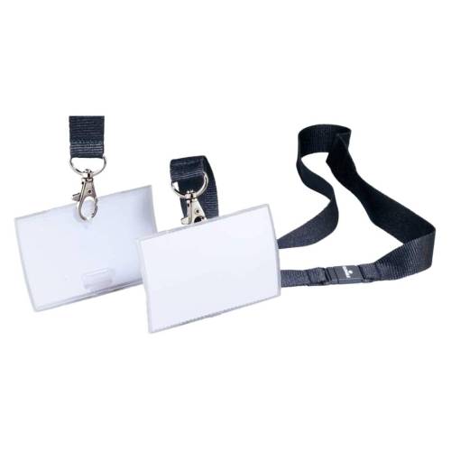 Portanome con cordoncino - 6 x 9 cm -...