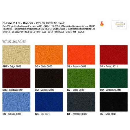 Poltrona semidirezionale Vertigo VRAPG - con braccioli regolabili e poggiatesta - nero/blu - Unisit