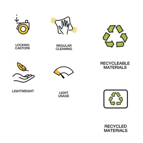 Portablocco mobile Earth - 70 x 100...