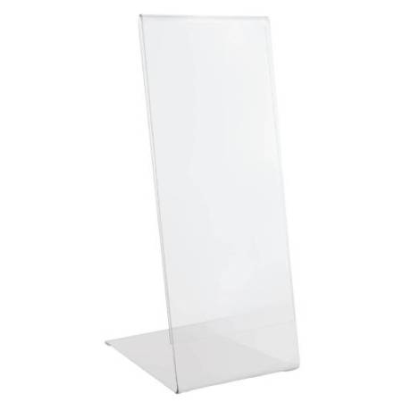 Portadepliant con base a L - 1/3 A4 - 10 x 21 cm - Lebez