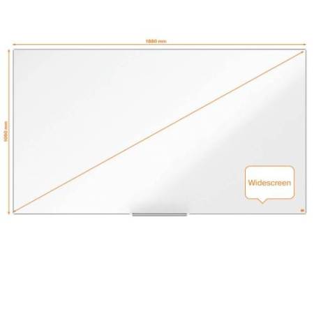 Lavagna bianca magnetica Impression Pro Widescreen - 106 x 188 cm - 85" - Nobo