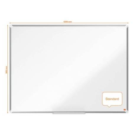 Lavagna bianca magnetica Premium Plus - 90 x 120 cm - Nobo