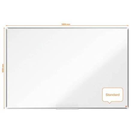 Lavagna bianca magnetica Premium Plus - 120 x 180 cm - Nobo
