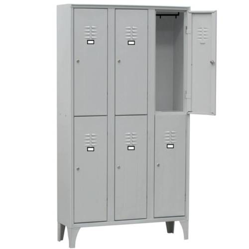 Armadio spogliatoio in metallo - 6...