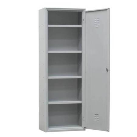 Armadio multiuso in metallo - a 1 anta - 60 x 40 x180 cm - grigio - Fasma