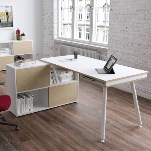Workstation Maxi - gambe in metallo -...