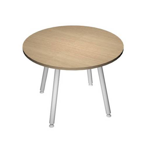 Tavolo riunione tondo Skinny Metal -...