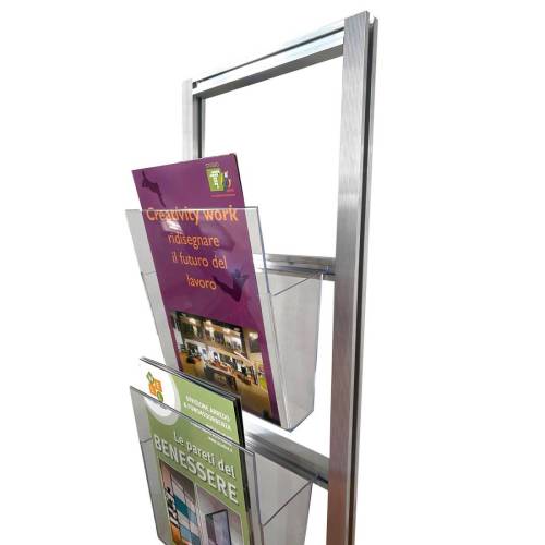 Portadepliant da terra - con 5 tasche...