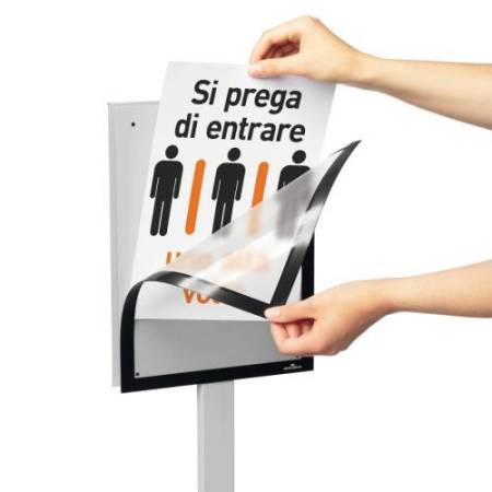 Espositore Info Stand Basic - da pavimento - A3 - Durable