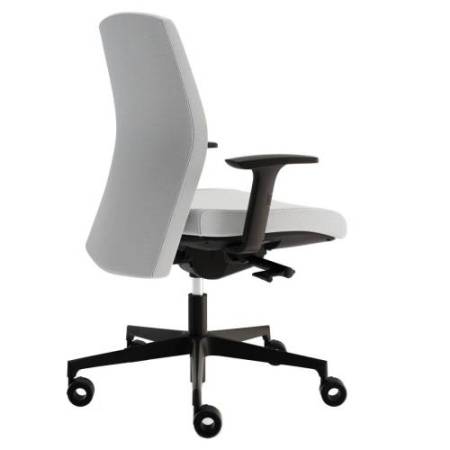 Poltrona direzionale Nordik - con braccioli regolabili - grigio - Unisit