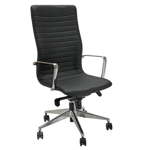 Poltrona direzionale Euterpe cromo...