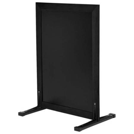 Lavagna da terra Stand Woody - 78 x 56 x 40 cm - nero - Securit