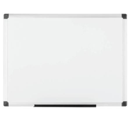 Lavagna magnetica - 100 x 150 cm - superficie in acciao laccato - cornice in alluminio - bianco - Starline