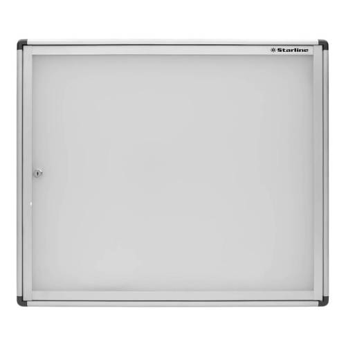 Bacheca per interni - con anta...