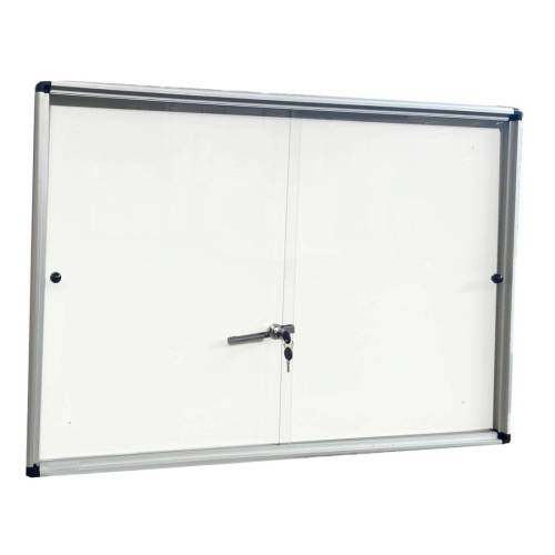 Bacheca per interni - con anta...