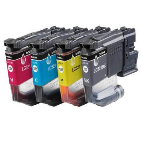 Brother - Cartuccia - C/M/Y/K - LC521VAL - 500 pag