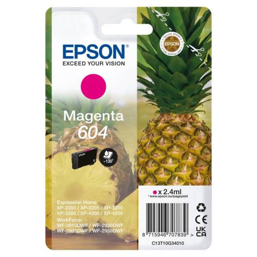 Epson - Cartuccia - Magenta - 604 -...