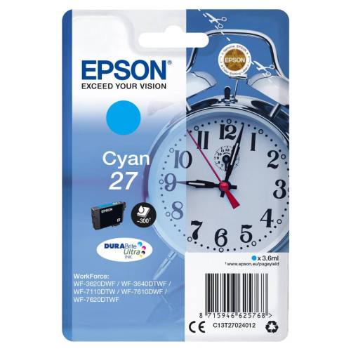 Epson - Cartuccia ink - 27 - Ciano -...