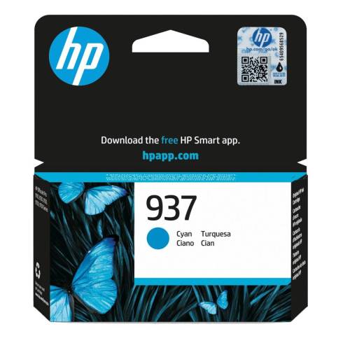 Hp originale - Cartuccia 937 - Ciano...