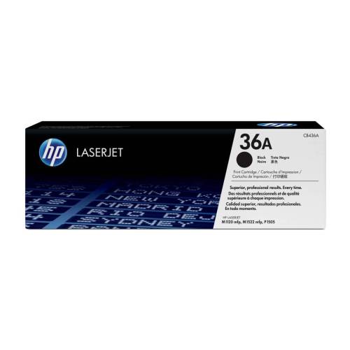 Hp - Toner originale- 36A - Nero -...