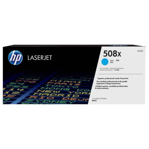 Hp - Toner originale- 508X - Ciano -...