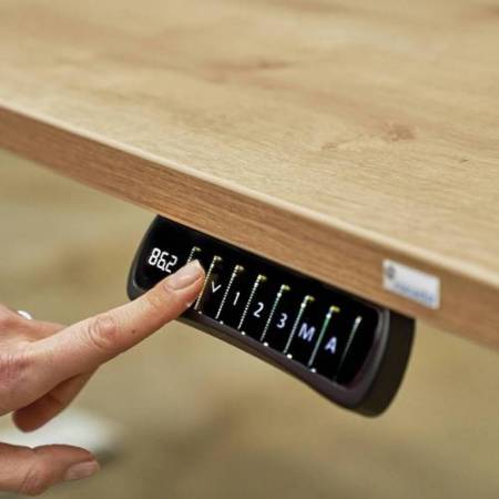 Scrivanie motorizzate - 140 x 80 x 116 cm  - quercia - Rocada