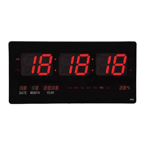 Orologio digitale - LED - 51 x 3,5 x...