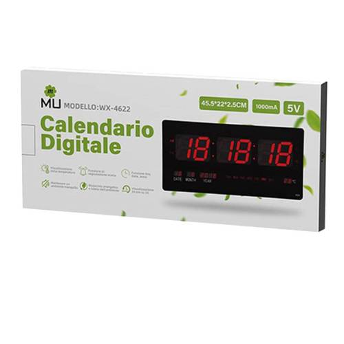 Orologio digitale - LED - 51 x 3,5 x...