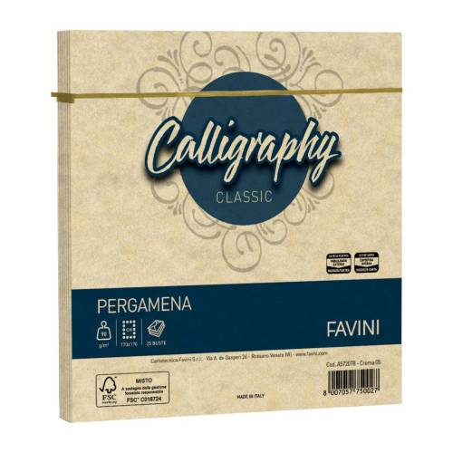 Busta Calligraphy Pergamena -  170 x...