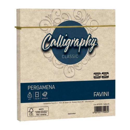 Busta Calligraphy Pergamena -  170 x...