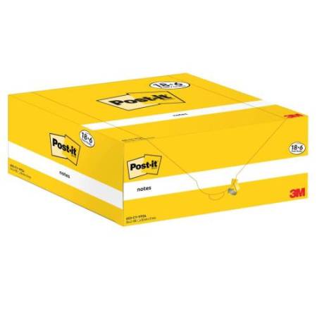 Blocco foglietti Post-it Notes - 653-CY-VP24 - 38 x 51 mm - giallo Canary - 100 fogli - Post-it - conf. 24 blocchi