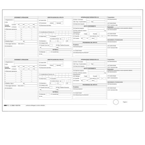 Registro carico/scarico rifiuti -...