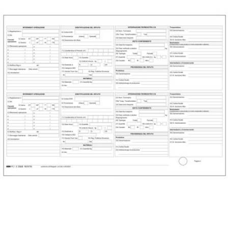 Registro carico/scarico rifiuti - 21,5 x 29,7cm - 100pg - E2868 RENTRI - Edipro