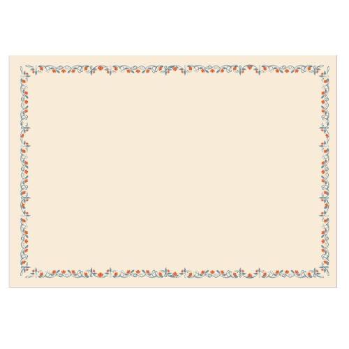 Diplomi - stampa offset fiori - A4 -...