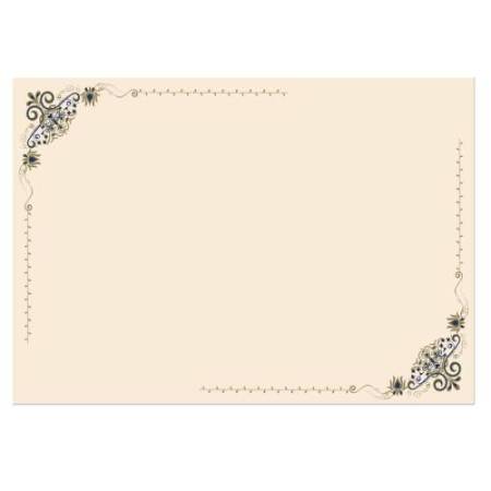 Diplomi - stampa offset volute - A3 - 120 gr - avorio - Sadoch - conf. 10 pezzi